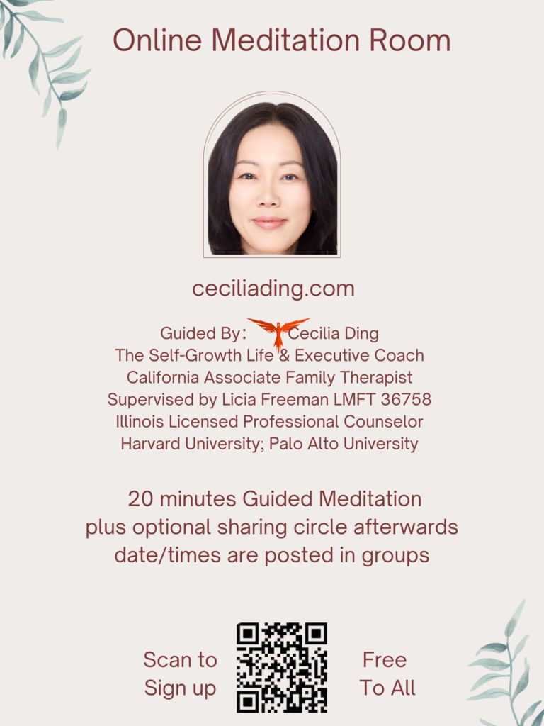 Online Meditation Room by Ceciliading.com the self-growth coach